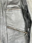 Vintage 80’s Berman’s Black Leather Motorcycle Jacket