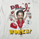 Vintage 80’s Julius Erving Dr. J 76ers Prescription Ringer T-Shirt