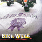 Vintage 2001 Black Hills Bike Week Jim Beam T-Shirt