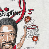 Vintage 80’s Julius Erving Dr. J 76ers Prescription Ringer T-Shirt