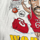 Vintage 80’s Julius Erving Dr. J 76ers Prescription Ringer T-Shirt