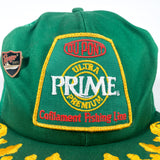 Vintage 80's DuPont Prime Colfilament Fishing Line K-Brand Trucker Hat