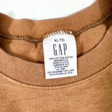 Vintage 90’s GAP Made in USA Brown Single-Stitch T-Shirt