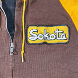Vintage 70's Swingster Sokota Seed Company Zip Up Hoodie Sweatshirt