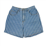 Vintage 90's LA Blues Striped Denim Shorts