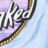 Vintage 1991 Fish Naked Hatteras Harbor Marina T-Shirt