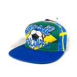 Vintage 90's Brasil Tetracampeão Soccer Hat