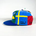 Vintage 90's Brasil Tetracampeão Soccer Hat