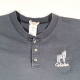 Vintage 90's Cabela's Wolf Henley T-Shirt