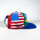 Vintage 90's Brasil Tetracampeão Soccer Hat