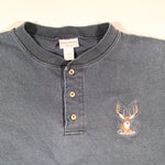 Vintage 90's Cabela's Buck Deer Henley T-Shirt