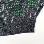 Vintage 80’s Sir Michael Knitwear Gray Youth Patterned Sweater