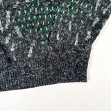 Vintage 80’s Sir Michael Knitwear Gray Youth Patterned Sweater