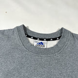 Vintage 90's adidas Gray Embroidered Logo Crewneck Sweatshirt