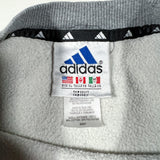Vintage 90's adidas Gray Embroidered Logo Crewneck Sweatshirt