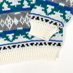 Vintage 80’s Sir Michael Knitwear Fair Isle Youth Sweater