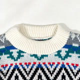 Vintage 80’s Sir Michael Knitwear Fair Isle Youth Sweater