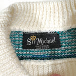 Vintage 80’s Sir Michael Knitwear Fair Isle Youth Sweater