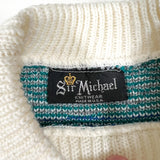 Vintage 80’s Sir Michael Knitwear Fair Isle Youth Sweater