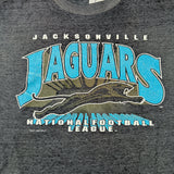 Vintage 1993 Jacksonville Jaguars Banned Logo NFL T-Shirt