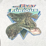 Vintage 90's Fish Head Gear Flat and the Furious Fishing Pocket T-Shirt