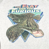 Vintage 90's Fish Head Gear Flat and the Furious Fishing Pocket T-Shirt