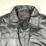 Vintage Y2K Phase Two Genuine Black Leather Jacket