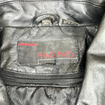Vintage Y2K Phase Two Genuine Black Leather Jacket