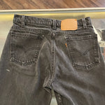 Vintage 1996 Levis 505 Orange Tab Black Jeans