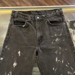 Vintage 1996 Levis 505 Orange Tab Black Jeans