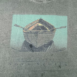 Vintage 90s Nova Scotia Rowboat Earth-T Graphic T-Shirt