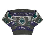 Vintage 80's Sears Patterned Crewneck Sweater