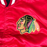 Vintage 90’s Chicago Blackhawks NHL Satin Starter Jacket