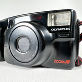 Vintage 1991 Olympus Infinity Zoom 230 Point & Shoot 35mm Film Camera