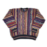Vintage 90's Roundtree & Yorke 3D Knit Crewneck Sweater