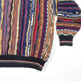 Vintage 90's Roundtree & Yorke 3D Knit Crewneck Sweater