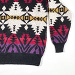 Vintage 80's St. John's Bay All Cotton Aztec Crewneck Sweater