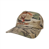 Vintage 90's Richmond Scale Inc. Camo Deer Trucker Hat