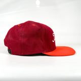 Vintage 90's Titleist by New Era Burgundy & Orange Snapback Hat