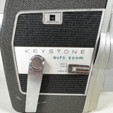Vintage 1964 Keystone K-825 Auto Zoom 8mm Movie Camera