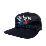 Vintage 90's Charlotte Hornets Plain Logo Hat