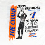 Vintage 1997 Jason Pridmore Suzuki Motorcycle T-Shirt