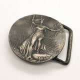 Vintage 80's Buck-L-Up Walking Liberty Belt Buckle