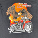 Vintage 1996 Harley Davidson Eagle Motorcycle T-Shirt