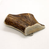 Vintage 90's Natural Antler Belt Buckle