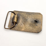 Vintage 80's PEAK Antifreeze & Coolant Brass Belt Buckle