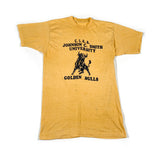 Vintage 70's Johnson C. Smith Golden Bulls HBCU T-Shirt