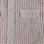 Vintage 80's Wrangler Pearl Snap Western Striped Shirt