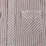 Vintage 80's Wrangler Pearl Snap Western Striped Shirt