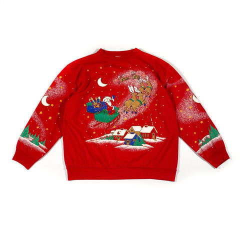 Vintage 90's Santa Claus Christmas Crewneck Sweatshirt